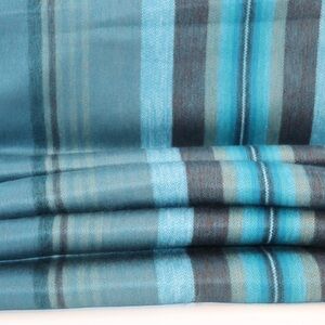 Luxury Alpaca Wool Blanket Striped Blanket